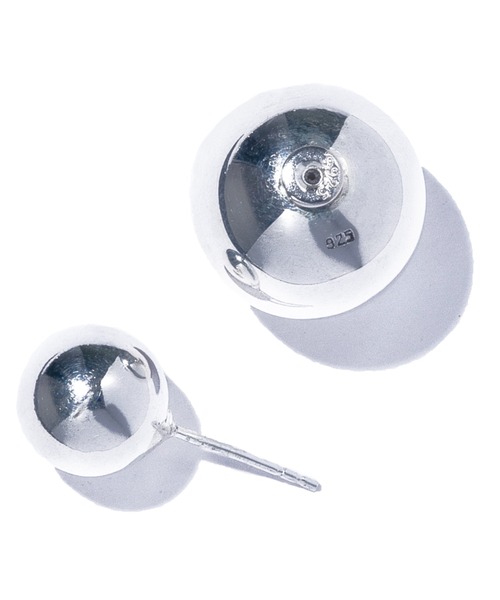quip queint(クイップクエイント)の「【quip queint】bowling catch pierce M/ボウリング キャッチ ピアス M(ピアス(両耳用)・レディース・シルバー・FREE)」の4枚目の写真