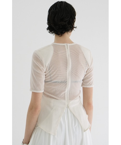 CLANE（クラネ）の「CLANE/クラネ/SHEER VELOUR POWER SHOULDER