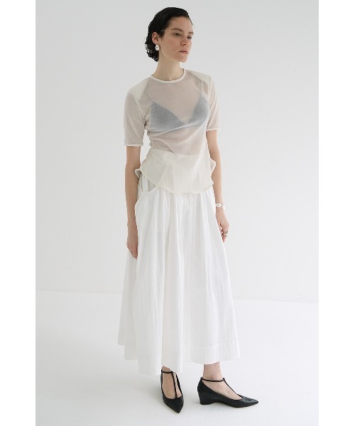 CLANE（クラネ）の「CLANE/クラネ/SHEER VELOUR POWER SHOULDER