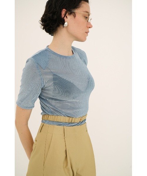 CLANE（クラネ）の「CLANE/クラネ/SHEER VELOUR POWER SHOULDER
