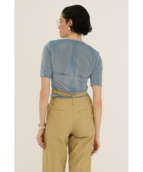 CLANE（クラネ）の「CLANE/クラネ/SHEER VELOUR POWER SHOULDER