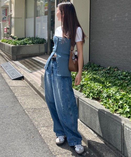 セール】WIDE BEETLE DENIM PANTS/ワイドビートルデニムパンツ（デニム