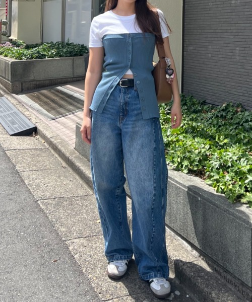 WIDE BEETLE DENIM PANTS/ワイドビートルデニムパンツ（デニムパンツ