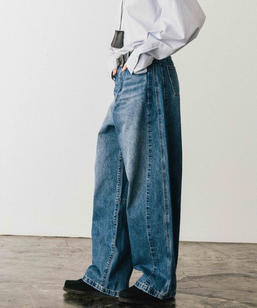 WIDE BEETLE DENIM PANTS/ワイドビートルデニムパンツ（デニムパンツ