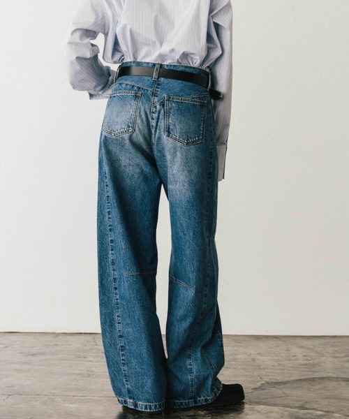 クレドナ　WIDE BEETLE DENIM PANTS デニム セール】WIDE BEETLE DENIM PANTS/ワイドビートルデニムパンツ（デニム
