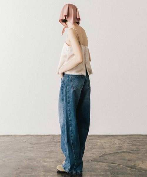 クレドナ　WIDE BEETLE DENIM PANTS デニム WIDE BEETLE DENIM PANTS/ワイドビートルデニムパンツ（デニムパンツ