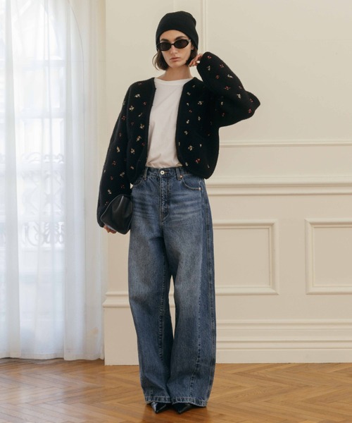 セール】WIDE BEETLE DENIM PANTS/ワイドビートルデニムパンツ（デニム