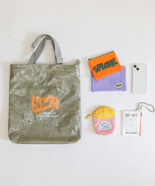 ACCOMMODE(アコモデ)の「タイベックPCスリーブバッグ(ショルダーバッグ・レディース・グレー/ベージュ・FREE)」の3枚目の写真