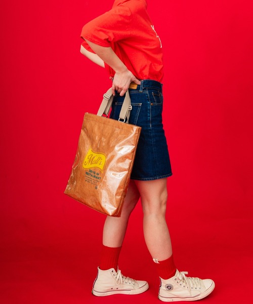 ACCOMMODE(アコモデ)の「タイベックPCスリーブバッグ(ショルダーバッグ・レディース・グレー/ベージュ・FREE)」の10枚目の写真