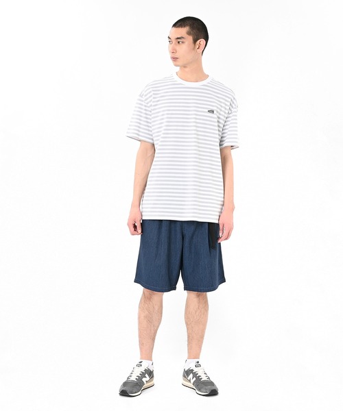 NEW BALANCE（ニューバランス）の「シューパッチショートスリーブTシャツ（Tシャツ/カットソー・メンズ・ライトブルー/カーキ/ブラック/ホワイト・XX-LARGE/X-LARGE/LARGE/MEDIUM/SMALL）」の7枚目の写真
