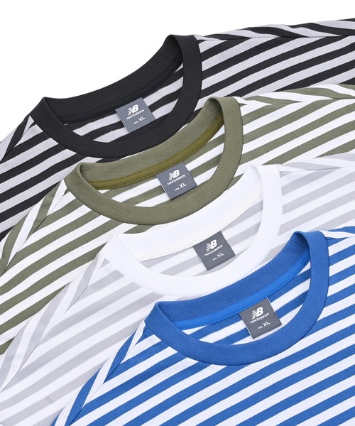 NEW BALANCE（ニューバランス）の「シューパッチショートスリーブTシャツ（Tシャツ/カットソー・メンズ・ライトブルー/カーキ/ブラック/ホワイト・XX-LARGE/X-LARGE/LARGE/MEDIUM/SMALL）」の14枚目の写真