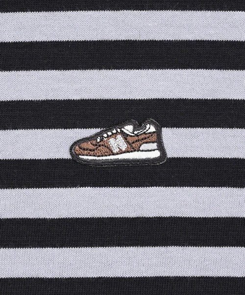 NEW BALANCE（ニューバランス）の「シューパッチショートスリーブTシャツ（Tシャツ/カットソー・メンズ・ライトブルー/カーキ/ブラック/ホワイト・XX-LARGE/X-LARGE/LARGE/MEDIUM/SMALL）」の20枚目の写真