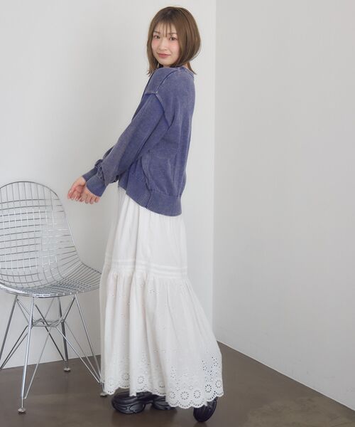 RETRO GIRL(レトロガール)の「サンドウォッシュ加工NT(ニット/セーター・レディース・ブルー/ブラック/ナチュラル・FREE)」の22枚目の写真