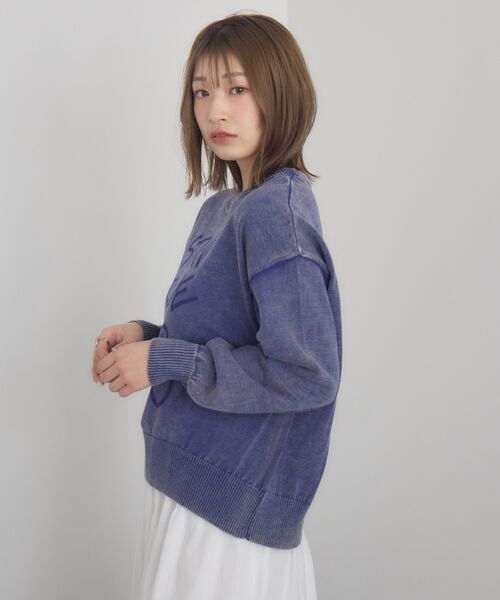 RETRO GIRL(レトロガール)の「サンドウォッシュ加工NT(ニット/セーター・レディース・ブルー/ブラック/ナチュラル・FREE)」の18枚目の写真