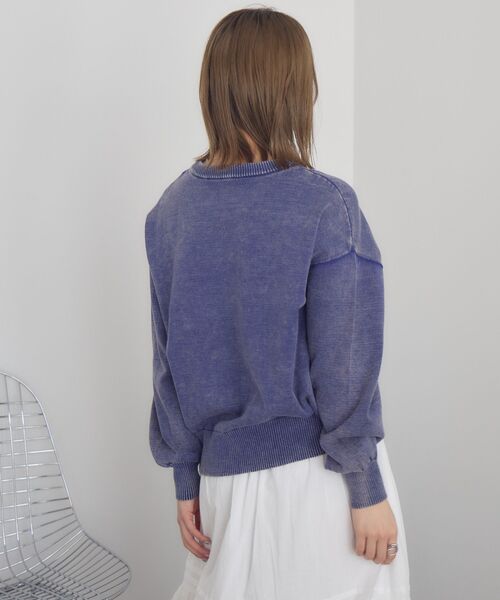 RETRO GIRL(レトロガール)の「サンドウォッシュ加工NT(ニット/セーター・レディース・ブルー/ブラック/ナチュラル・FREE)」の17枚目の写真