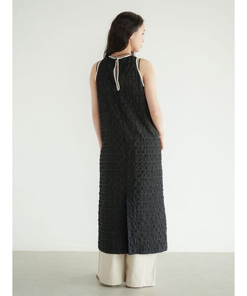 FIKA.(フィーカ)の「Sheer Check american sleeve onepice(ワンピース・レディース・ブルー系その他/ブラック・MEDIUM)」の9枚目の写真