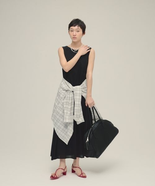 eL(エル)の「【eL】Monotone Check Shirt/320280(シャツ/ブラウス・レディース・オフホワイト/ブラック・FREE)」の9枚目の写真