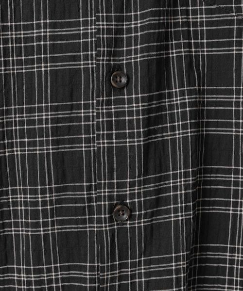 ブラウス シャツ 「eL」Monotone Check Shirt/320280 レディース eL】Monotone Check Shirt/320280（シャツ/ブラウス）｜eL（エル