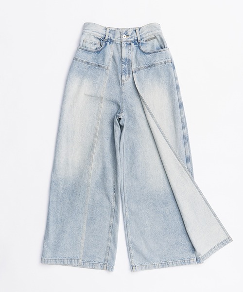 Pre-Order】フロントレイヤードデニム / Front Layered Denim