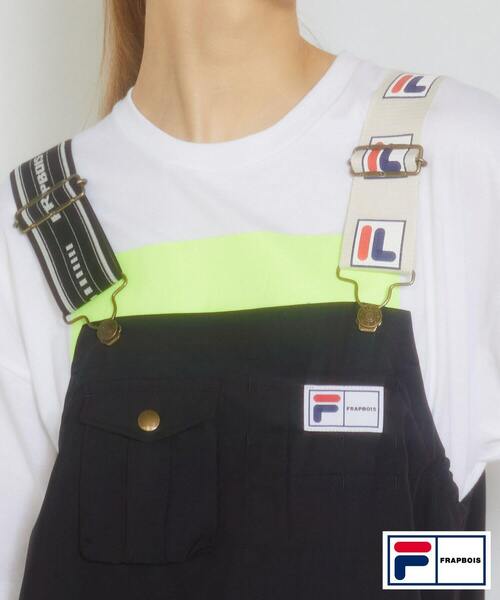 FRAPBOIS（フラボア）の「FILA×FRAPBOISジャンパースカート（ジャンパースカート・レディース・カーキ/ブラック・0/1）」の16枚目の写真