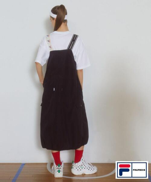 FRAPBOIS（フラボア）の「FILA×FRAPBOISジャンパースカート（ジャンパースカート・レディース・カーキ/ブラック・0/1）」の18枚目の写真