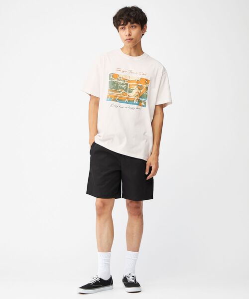 tommy jeans(トミー ジーンズ)の「リラックスビーチクラブグラフィックTシャツ(Tシャツ/カットソー・メンズ・ホワイト/ネイビー・LARGE/MEDIUM/X-LARGE/SMALL)」の5枚目の写真