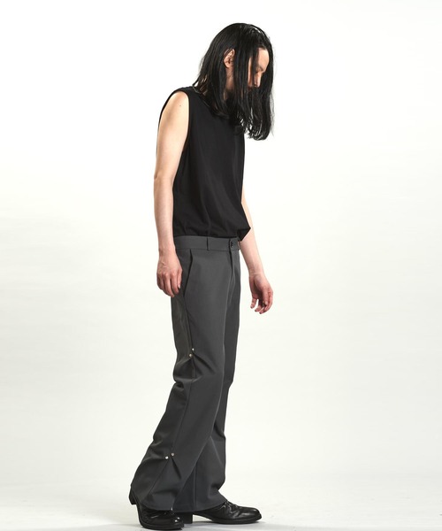 NO ID.（ノーアイディ）の「【NO ID.】Rivet Wide Leg Trousers