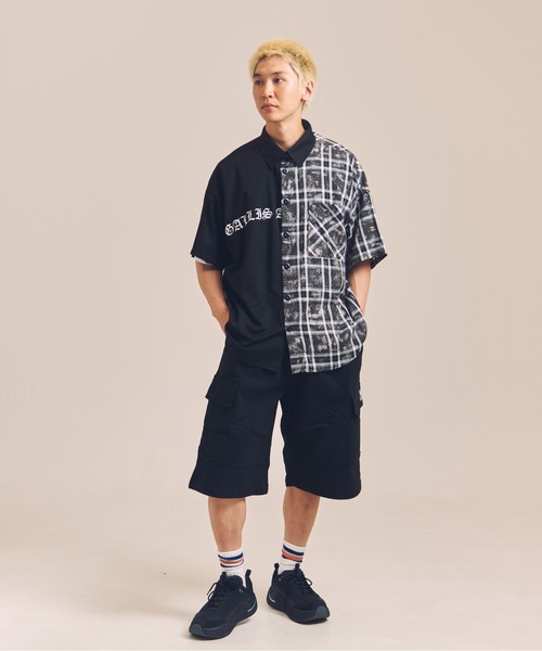 GALLIS ADDICTION（ガリスアディクション）の「GA SEPARATE ARCH S/S SHIRT（シャツ/ブラウス・メンズ・ベージュ/ブラック・FREE）」の10枚目の写真