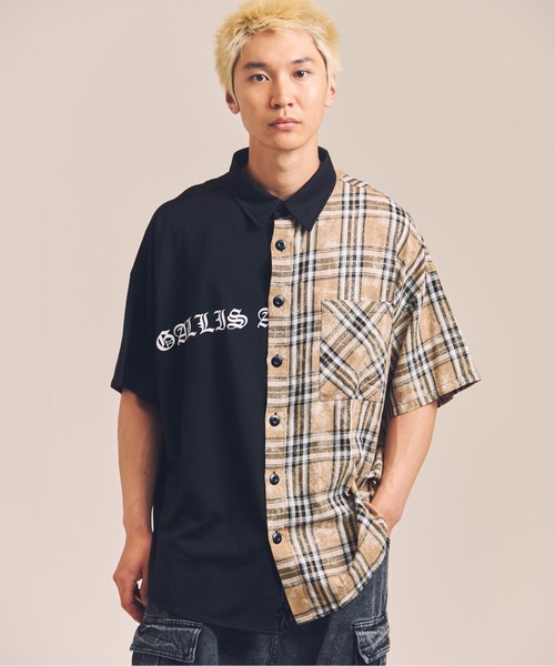 GALLIS ADDICTION（ガリスアディクション）の「GA SEPARATE ARCH S/S SHIRT（シャツ/ブラウス・メンズ・ベージュ/ブラック・FREE）」の17枚目の写真