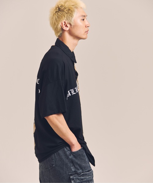 GALLIS ADDICTION（ガリスアディクション）の「GA SEPARATE ARCH S/S SHIRT（シャツ/ブラウス・メンズ・ベージュ/ブラック・FREE）」の19枚目の写真