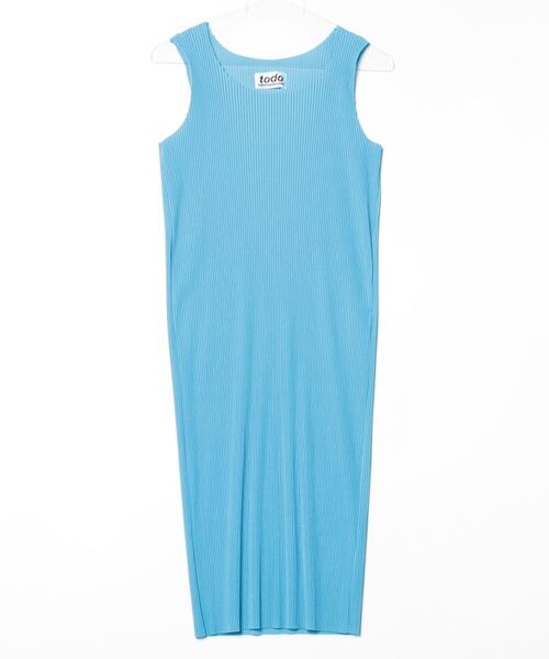 kotohayokozawa（コトハヨコザワ）の「kotohayokozawa SHEER LAYERED SHORT SLEEVE DRESS TDX5-S03（ドレス・レディース・ブラウン/ライトブルー/グリーン・MEDIUM/SMALL）」の11枚目の写真