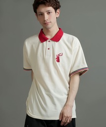 Starting Over（スターティングオーバー）の「【Starting Over/スターティングオーバー】seed stitch one-point embroidery knit polo shirt/鹿の子 ワンポイント刺繍 メッシュニットポロシャツ（ポロシャツ）」
