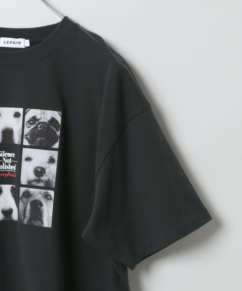 【新品】LEPSIM PETフォトT 猫 LEPSIM tシャツ PETフォトT 490665 レディース : ZOZOTOWN Yahoo