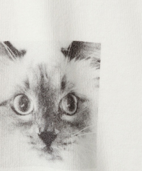 【新品】LEPSIM PETフォトT 猫 セール】PETフォトT 490665(Tシャツ/カットソー)|LEPSIM