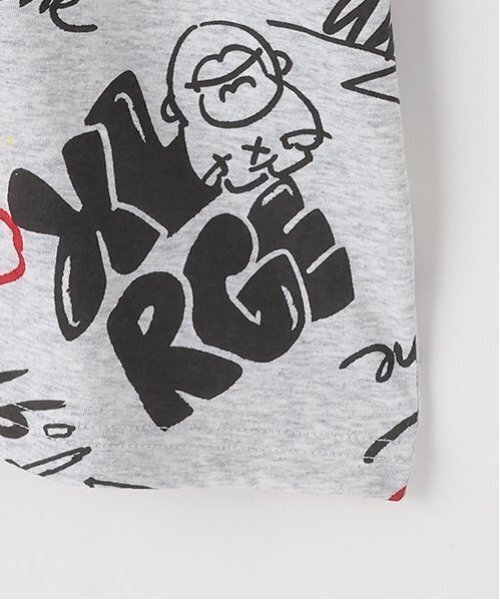 XLARGE KIDS(エクストララージキッズ)の「グラフィティ総柄半袖Tシャツ(Tシャツ/カットソー・キッズ・トップグレー/ブラック・110cm/80cm/90cm/100cm/120cm/130cm/140cm)」の13枚目の写真