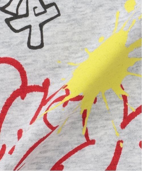XLARGE KIDS(エクストララージキッズ)の「グラフィティ総柄半袖Tシャツ(Tシャツ/カットソー・キッズ・トップグレー/ブラック・110cm/80cm/90cm/100cm/120cm/130cm/140cm)」の12枚目の写真