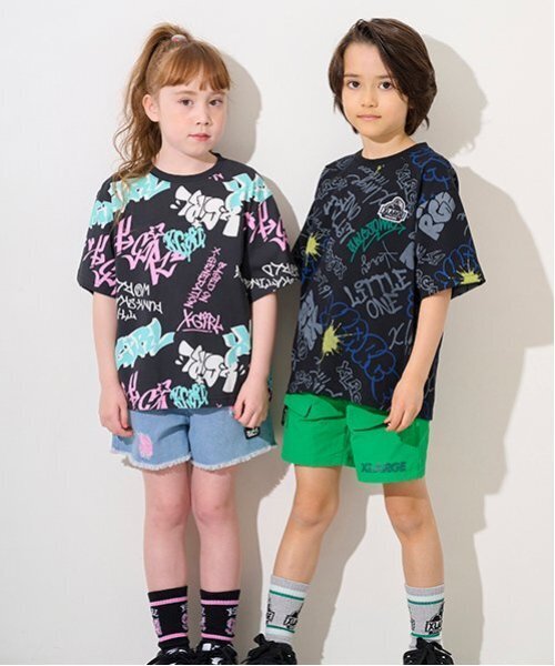 セール】グラフィティ総柄半袖Tシャツ（Tシャツ/カットソー）｜XLARGE