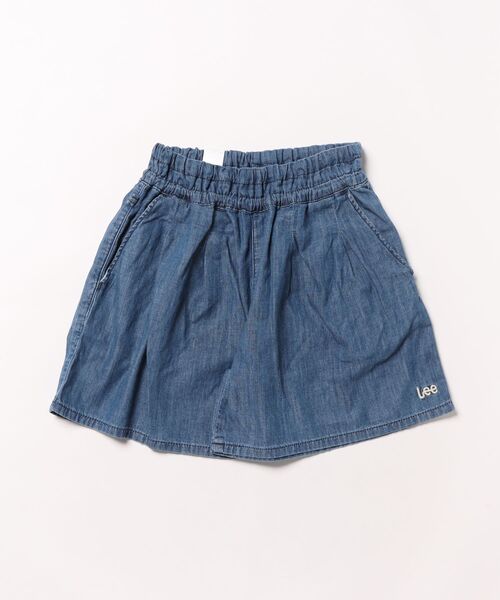 Lee（リー）の「Lee/リー キッズ ショーツ girls culottes LK6272（その他パンツ・キッズ・インディゴブルー/キナリ・120cm/130cm/140cm/150cm）」の2枚目の写真