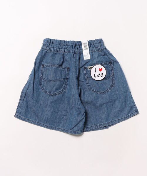 Lee（リー）の「Lee/リー キッズ ショーツ girls culottes LK6272（その他パンツ・キッズ・インディゴブルー/キナリ・120cm/130cm/140cm/150cm）」の3枚目の写真