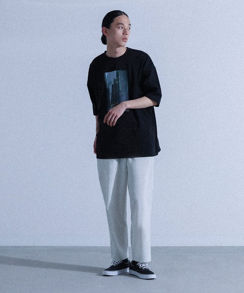 MDR（エムディアール）の「『コットンテーパードイージーパンツ』（チノパンツ・メンズ・カーキ/ネイビー/ライトグレー・L/M）」の5枚目の写真