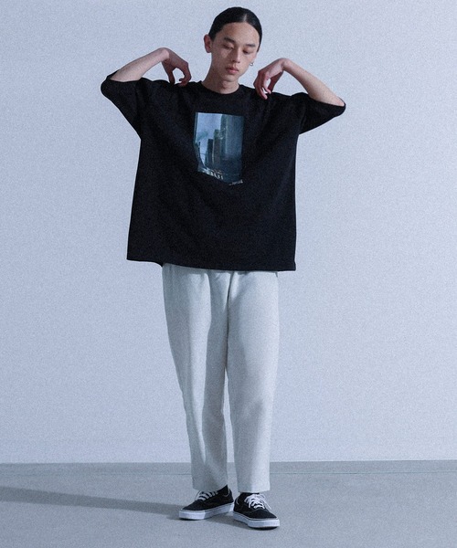 MDR（エムディアール）の「『コットンテーパードイージーパンツ』（チノパンツ・メンズ・カーキ/ネイビー/ライトグレー・L/M）」の6枚目の写真