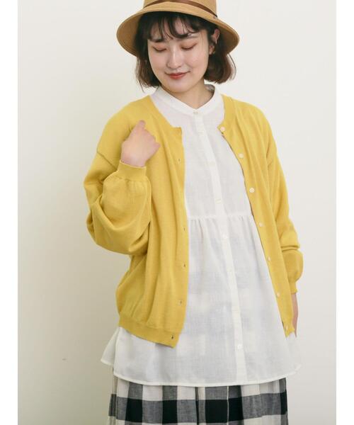 Samansa Mos2（サマンサ モスモス）の「マルチファンクションカーディガン（カーディガン/ボレロ・レディース・キナリ/ブラック/レッド/イエロー/ミント/モカ・F）」の8枚目の写真