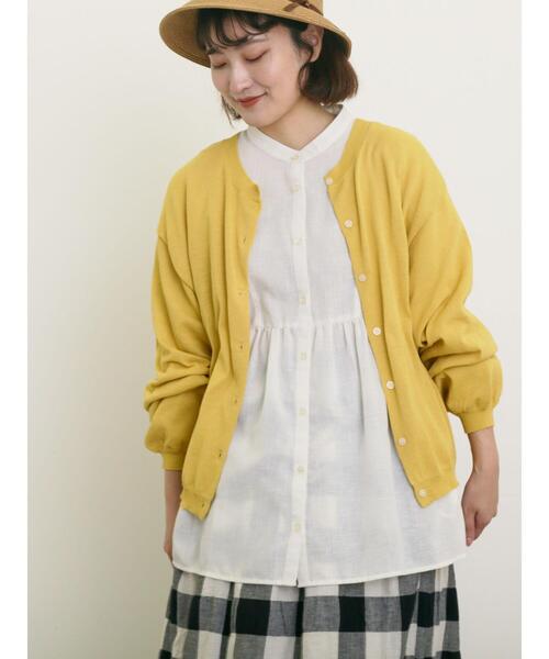 Samansa Mos2（サマンサ モスモス）の「マルチファンクションカーディガン（カーディガン/ボレロ・レディース・キナリ/ブラック/レッド/イエロー/ミント/モカ・F）」の9枚目の写真