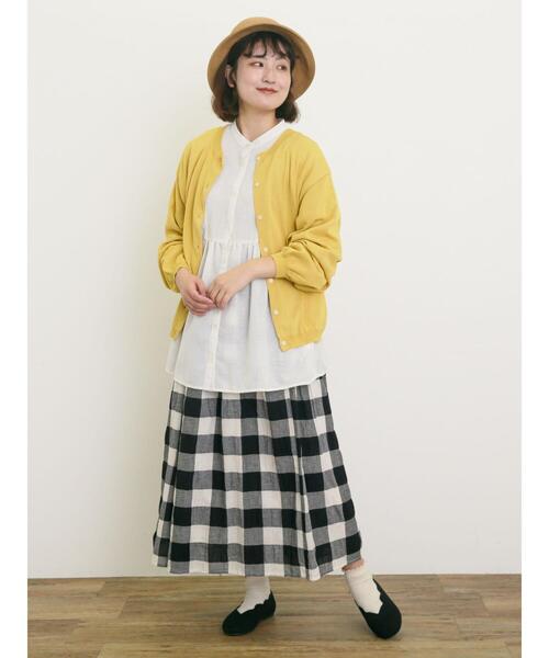 Samansa Mos2（サマンサ モスモス）の「マルチファンクションカーディガン（カーディガン/ボレロ・レディース・キナリ/ブラック/レッド/イエロー/ミント/モカ・F）」の11枚目の写真