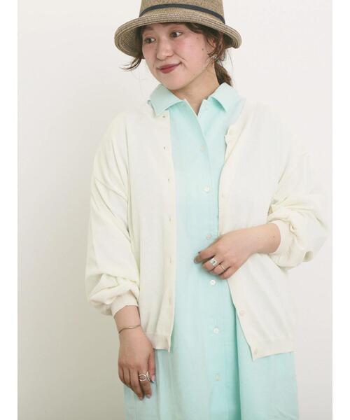 Samansa Mos2（サマンサ モスモス）の「マルチファンクションカーディガン（カーディガン/ボレロ・レディース・キナリ/ブラック/レッド/イエロー/ミント/モカ・F）」の14枚目の写真