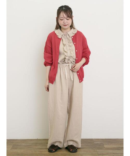 Samansa Mos2（サマンサ モスモス）の「マルチファンクションカーディガン（カーディガン/ボレロ・レディース・キナリ/ブラック/レッド/イエロー/ミント/モカ・F）」の20枚目の写真