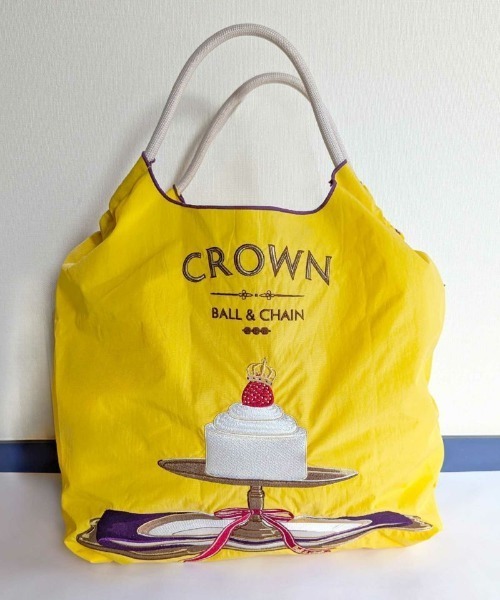 Ball&Chain]shopping bag-Strawberry cake(M)（エコバッグ/サブ