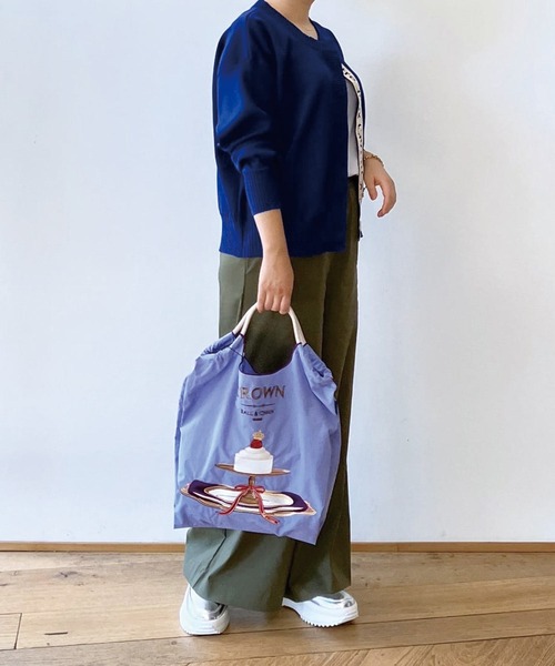 Ball&Chain]shopping bag-Strawberry cake(M)（エコバッグ/サブ