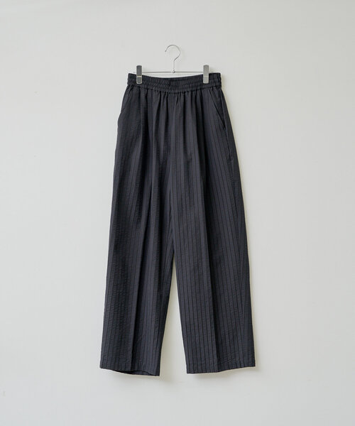 セール】【UNISEX/SET対応】シアサッカーストライプルーズ