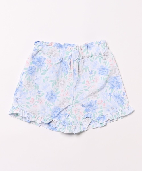Catherine Cottage（キャサリンコテージ）の「水陸両用　フリルショートパンツ（その他パンツ・キッズ・ブルー系1/ピンク系1/ピンク系2/ネイビー系1/ベージュ系1/ブルー系2/ネイビー系2/ホワイト系1/ライラック系2/サックスブルー系/ライラック系・100/130/120/150/140/160/110）」の2枚目の写真